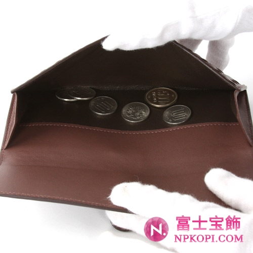 ボッテガヴェネタ シープスキン 長財布 モカブラウン 134075V00132106